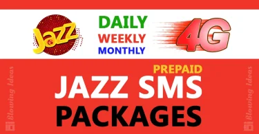 Jazz Warid Sms Packages