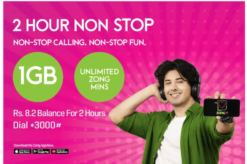 How to Subscribe to Zong 2 Hour Call Package