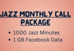 Jazz Minutes Packages Codes