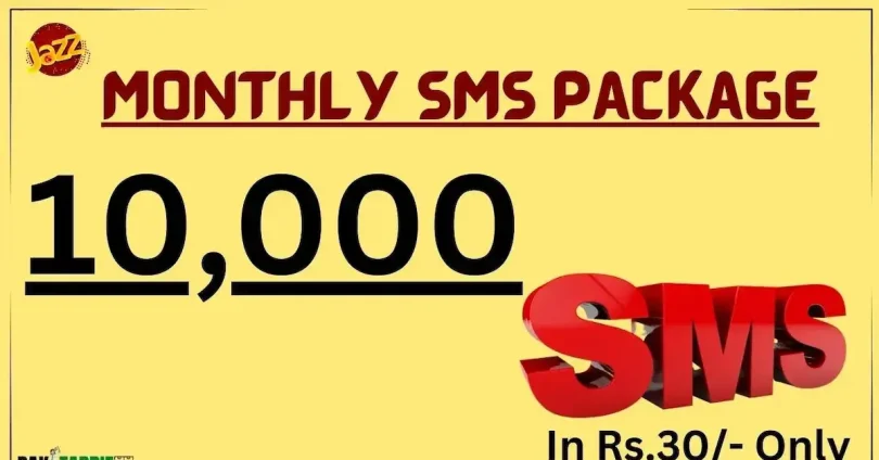 Jazz Monthly Sms Package 2023