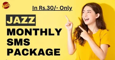 Jazz Whatsapp Package Monthly In 30 Rupees