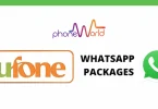 Monthly Whatsapp Package Ufone