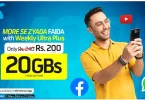 telenor weekly internet package in 100 rupees