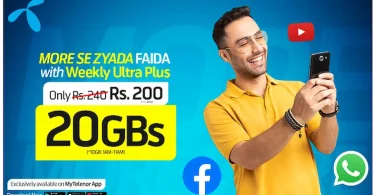 telenor weekly internet package in 100 rupees