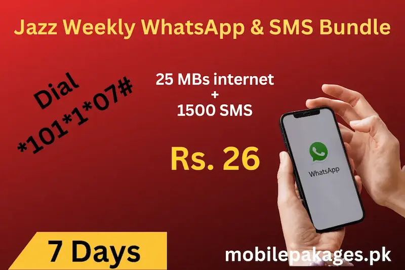 Jazz Weekly WhatsApp Package Code