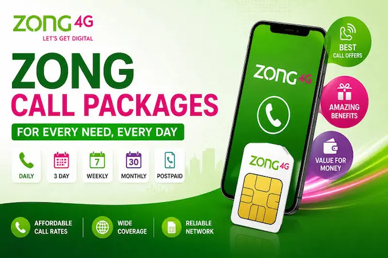 Latest Zong to Zong Call Packages Monthly Code