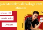 Monthly Jazz Minutes Packages