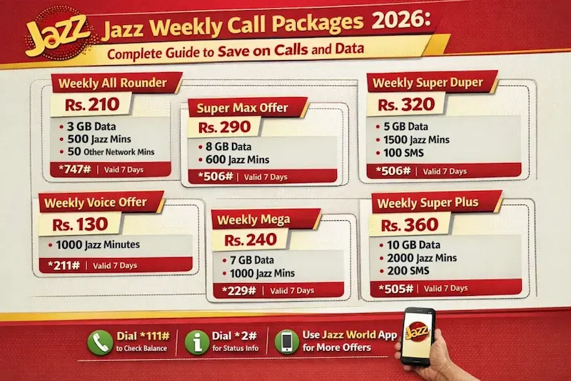 Jazz Monthly Call Packages