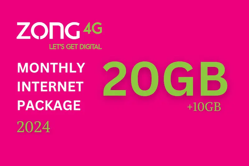 Latest Zong Monthly Packages