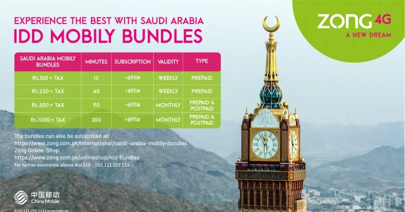 Weekly Call Package Zong