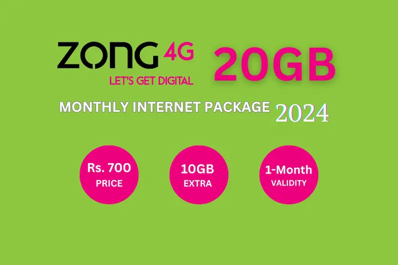 Zong Net Packages Monthly Code