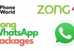 Zong Whatsapp Package Monthly Price