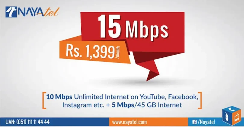 Nayatel Internet Packages