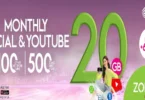 Zong Monthly Youtube Package