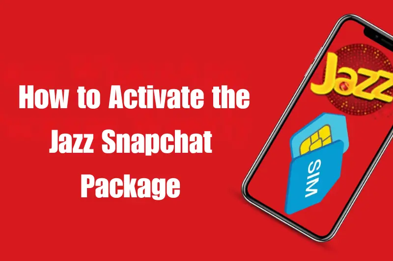 how to activate the jazz snapchat package