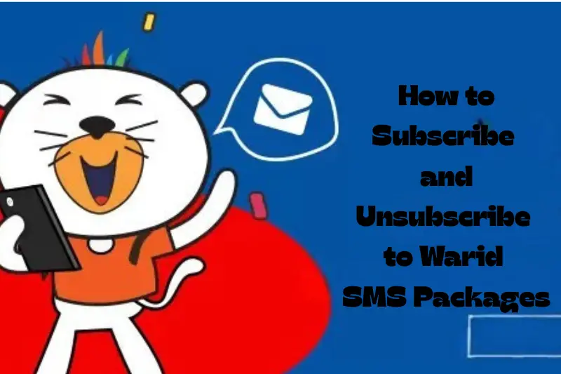 how to subscribe and unsubscribe to warid sms packages