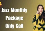 jazz monthly package only call