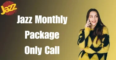 jazz monthly package only call