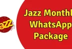 jazz monthly whatsapp package