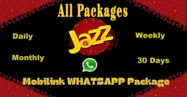 mobilink whatsapp package