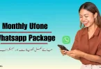 monthly ufone whatsapp package