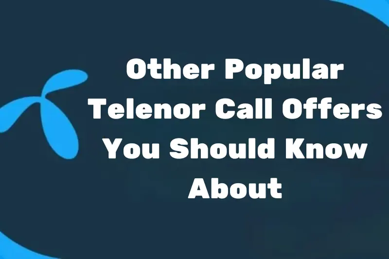 other popular telenor call offers You should know about