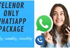telenor only whatsapp package