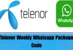 telenor weekly whatsapp package code