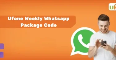 ufone weekly whatsapp package code