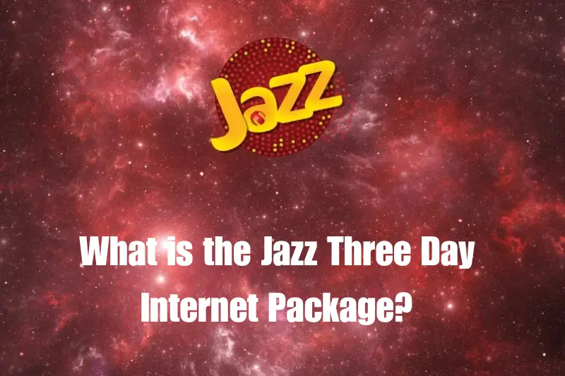 what is the jazz three day internet package