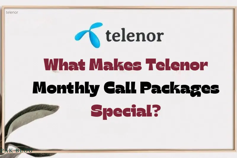 what makes telenor monthly call packages special