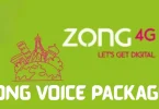 zong voice packages