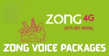 zong voice packages